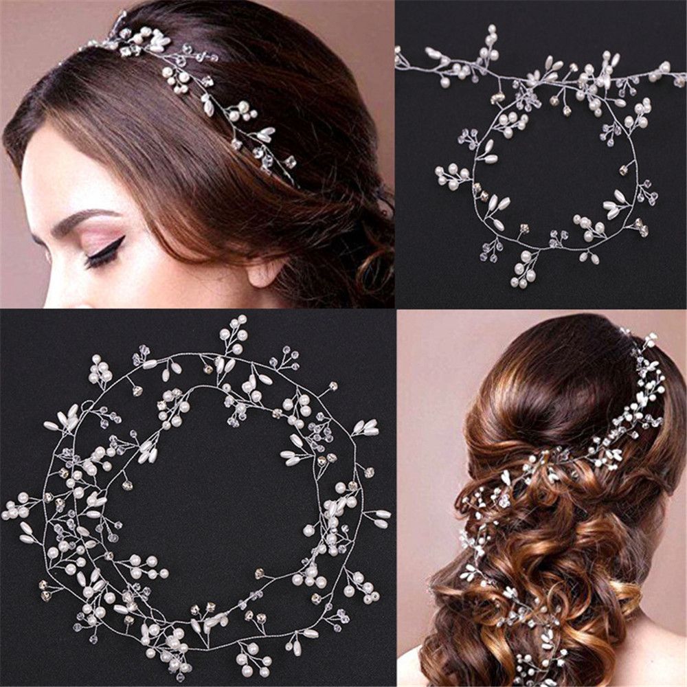 Wedding Supply Store - Gioielli per Capelli da Festa, Lunga