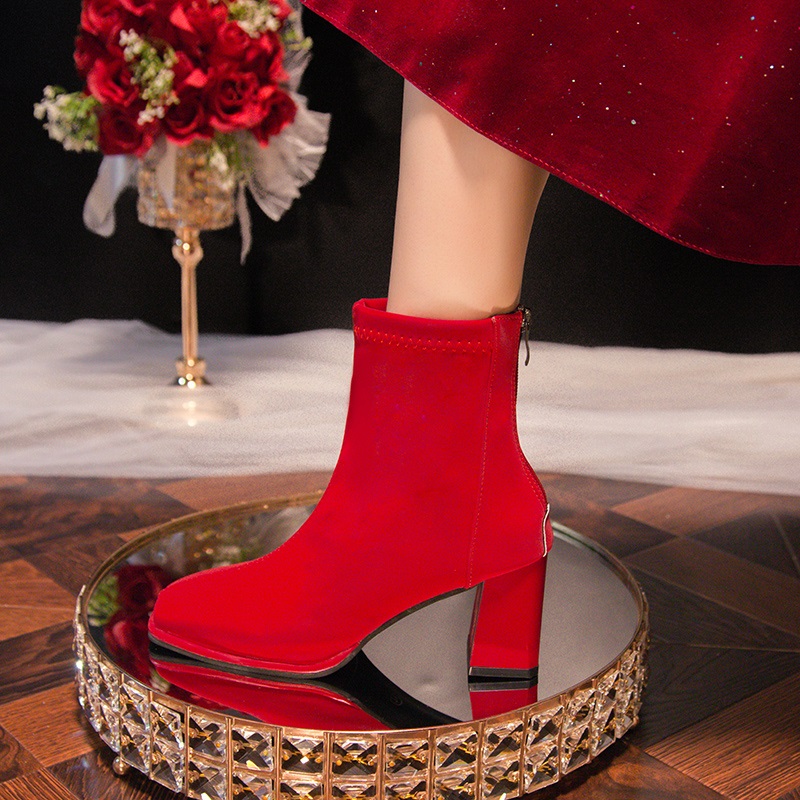 Grandi stivali rossi Scarpe da - Wedding Job recensione e prezzo