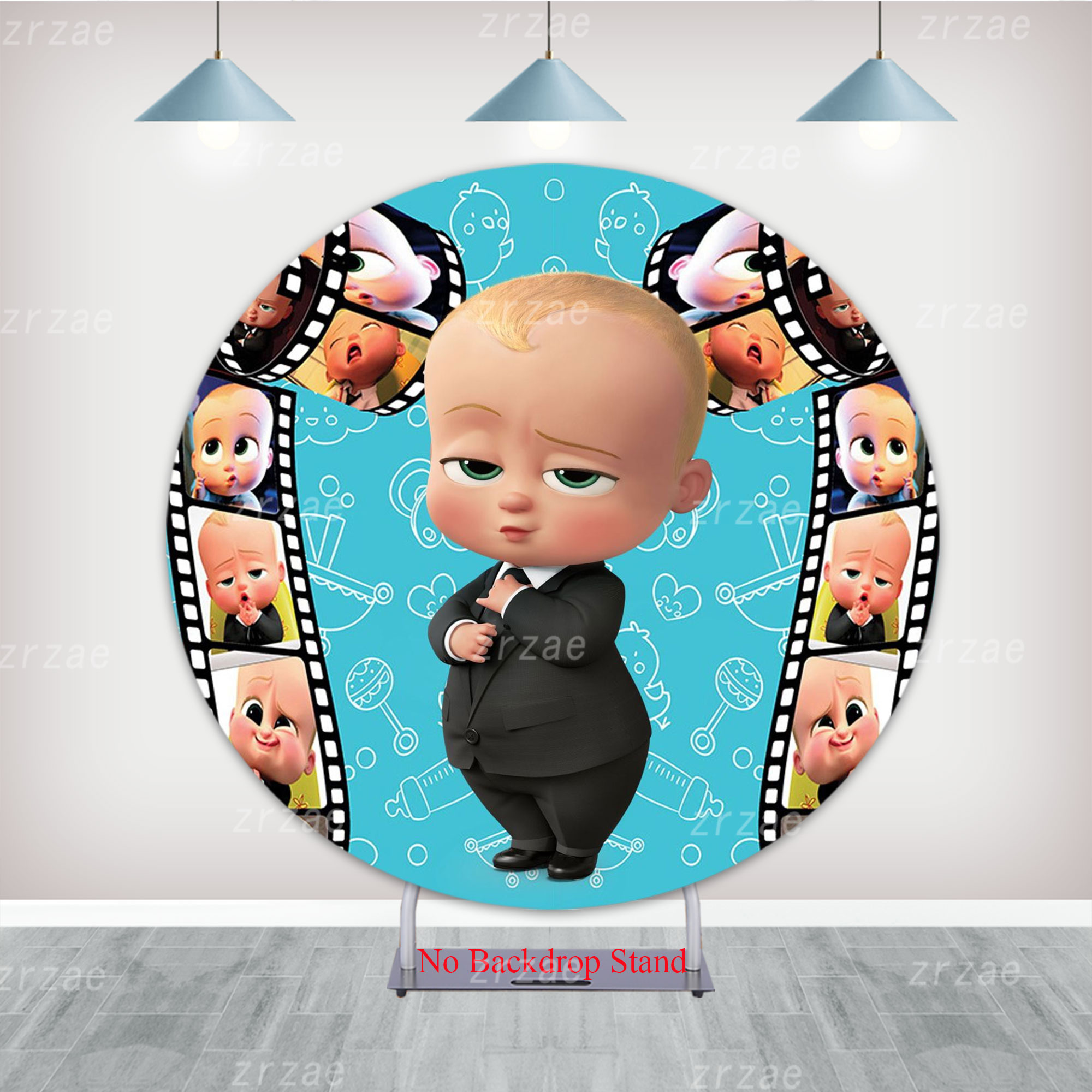 Sfondo Rotondo I Boss Baby per - Photo Booth Prop recensione e prezzo